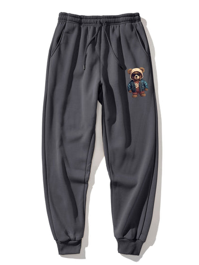 Balder® | Bear In Leather Jacket Print Jogger Pants