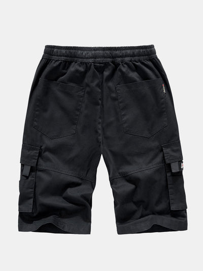 Erick | Drawstring Chino Cargo Shorts