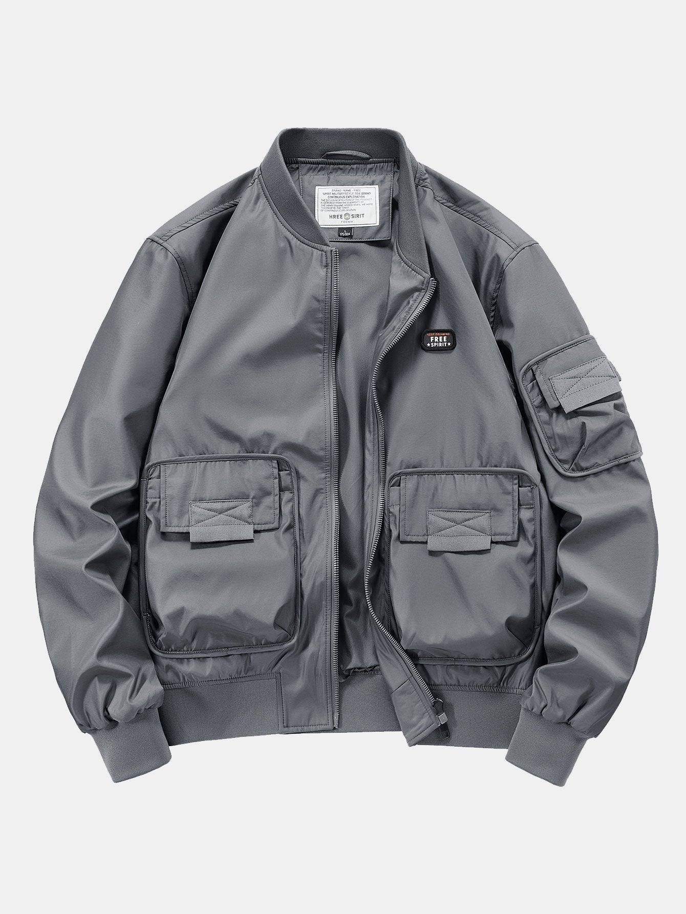 Finn | Multi Pockets Bomber Jacket