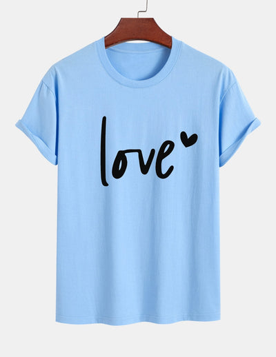 Tarsicio® | Love Print Cotton T-Shirt