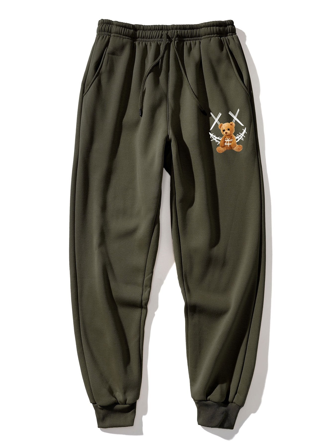 Baldomar® | Graffiti Smiley Bear Print Jogger Pants