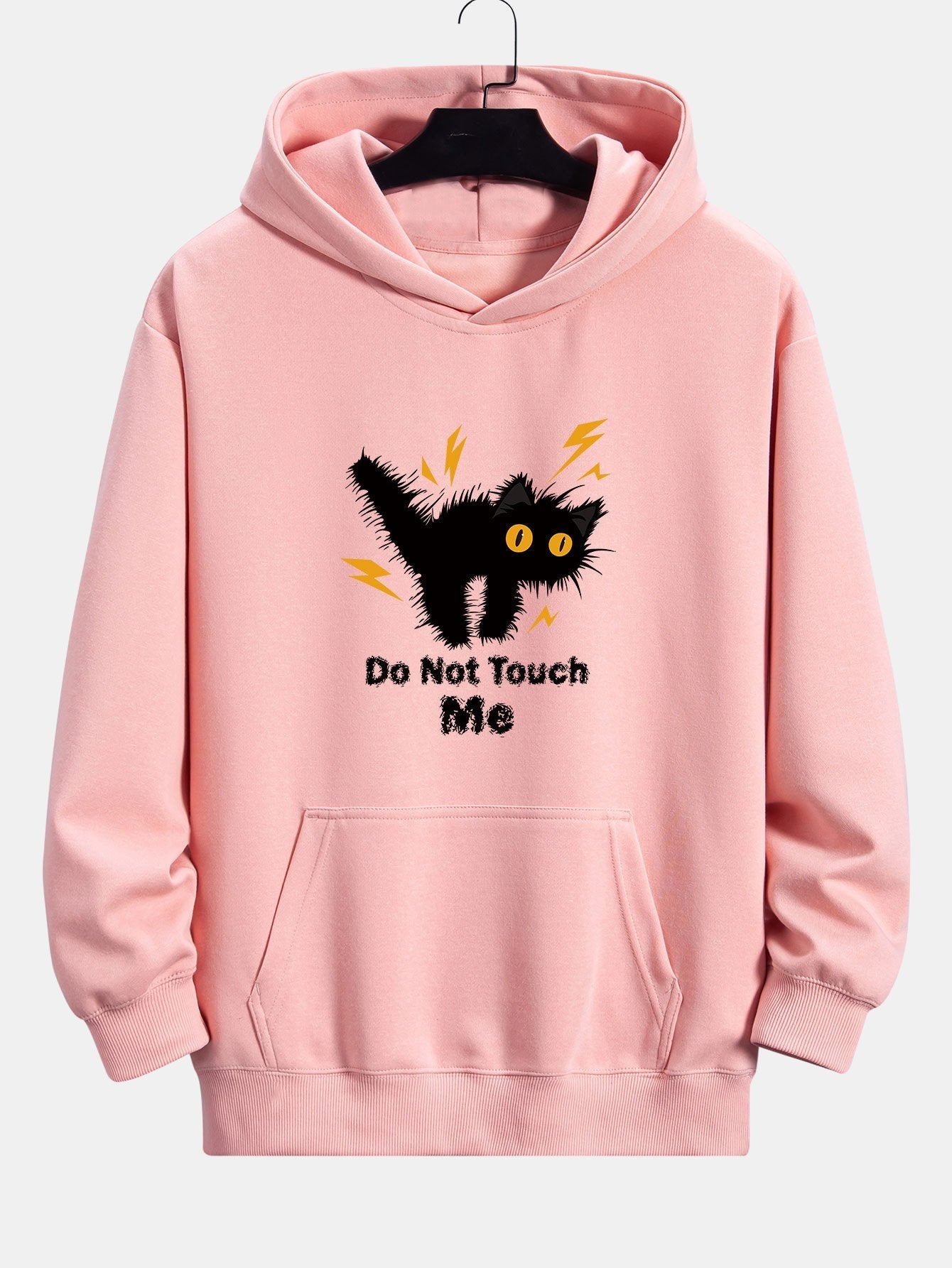 Guillermo® | Angry Cat Print Relax Fit Hoodie