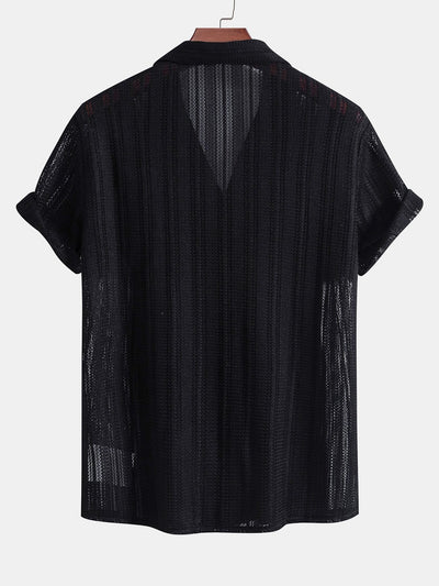 Joel® | Textured Cuban Shirt & Straight Leg Linen Pants