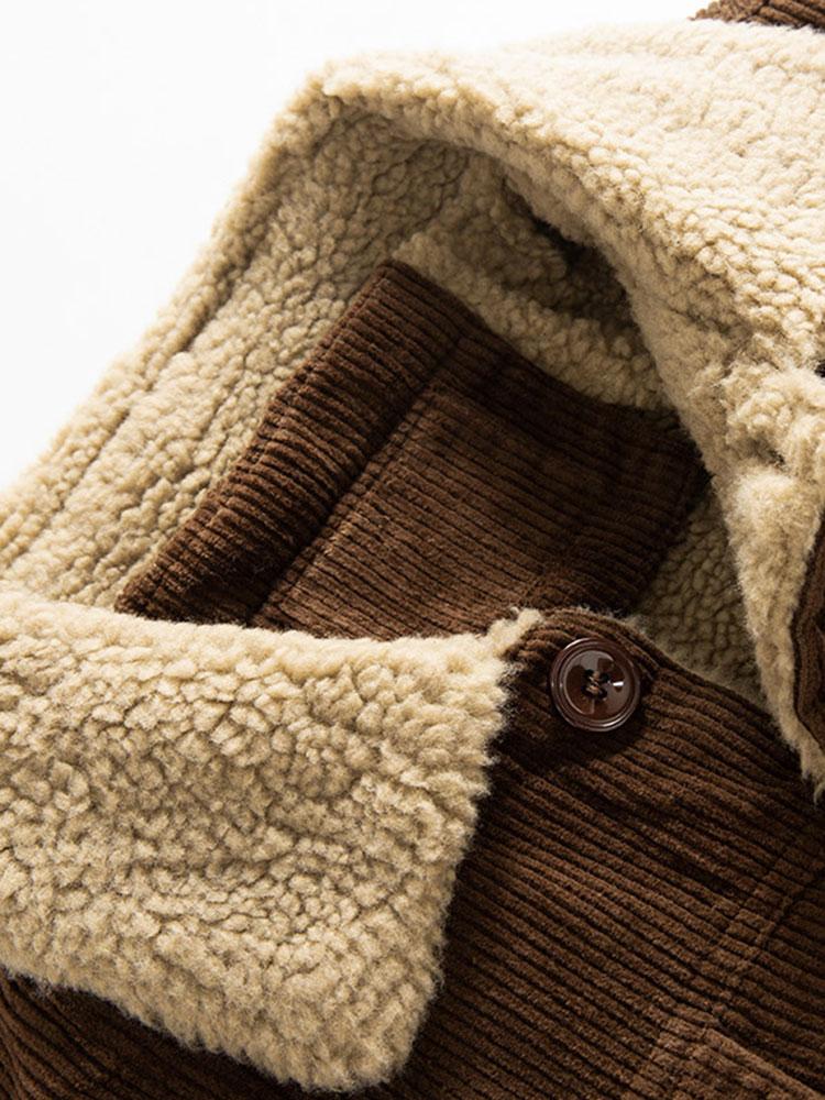 Jasper | Teddy Lined Cotton Corduroy Jacket