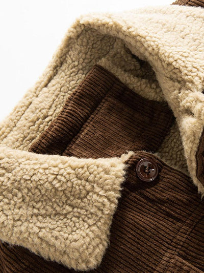 Jasper | Teddy Lined Cotton Corduroy Jacket