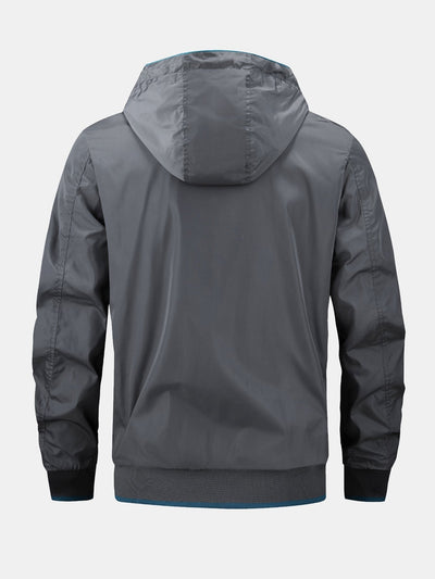Theo | Contrast Detachable Hooded Jacket