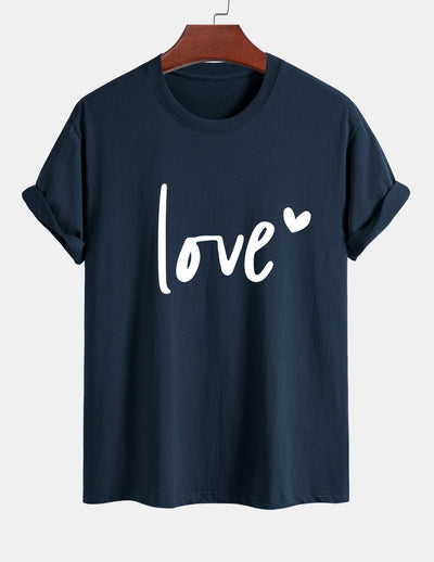 Tarsicio® | Love Print Cotton T-Shirt