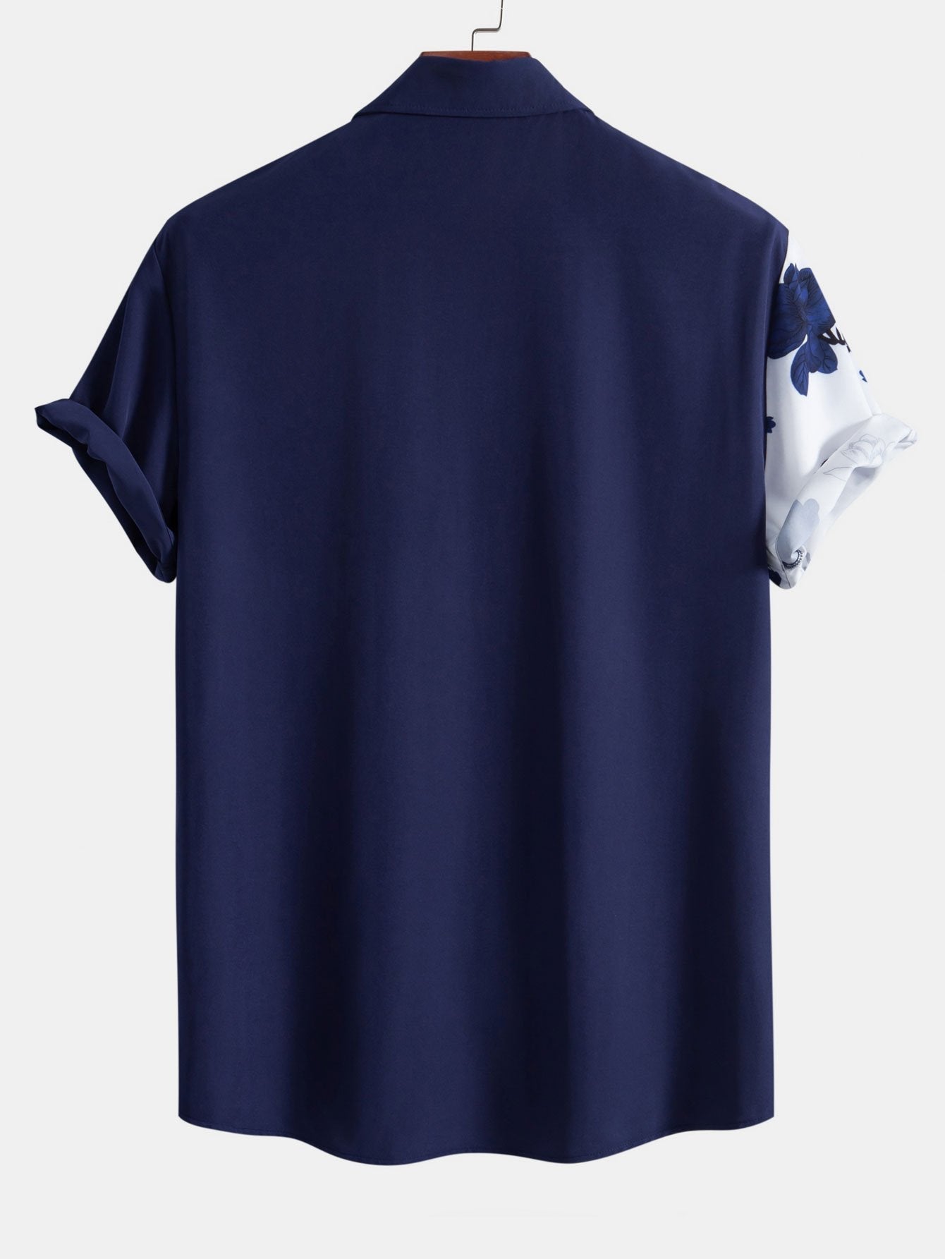 Acacio® | Floral Patchwork Print Button Up Shirt