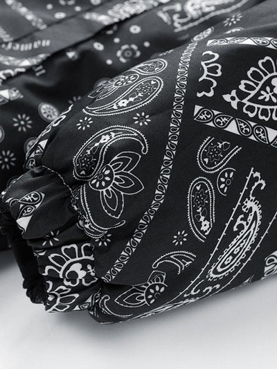 Darian | Reversible Paisley Puffer Coat