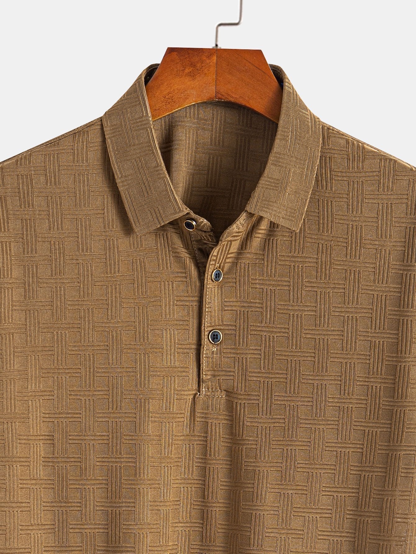 Constantino® | Short Sleeve Knitted Textured Polo