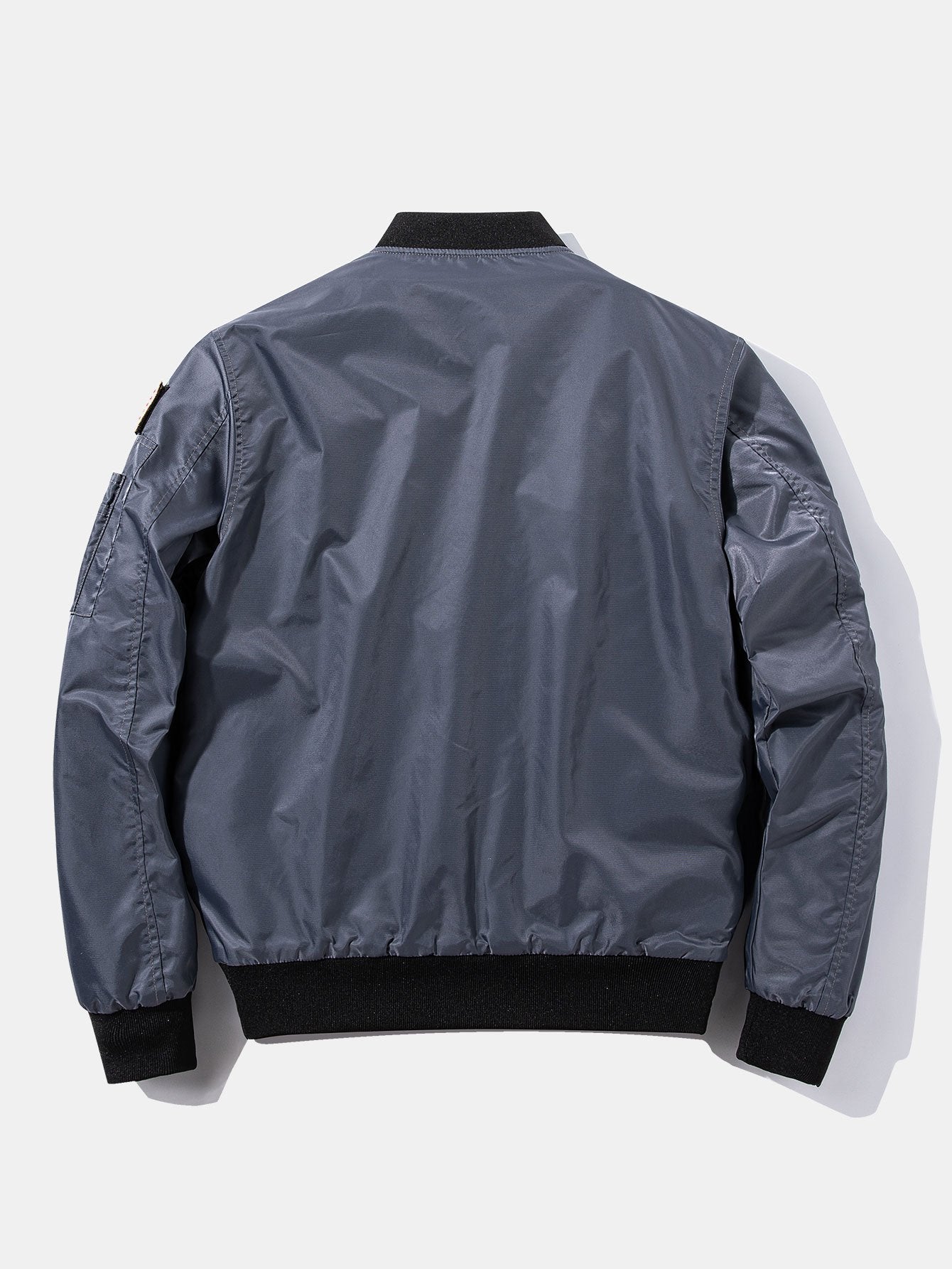 Hunter | Reversible NASA Embroidered Patch Bomber Jacket