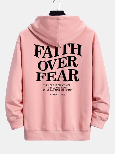 Maximus | Faith Over Fear Print Relax Fit Hoodie