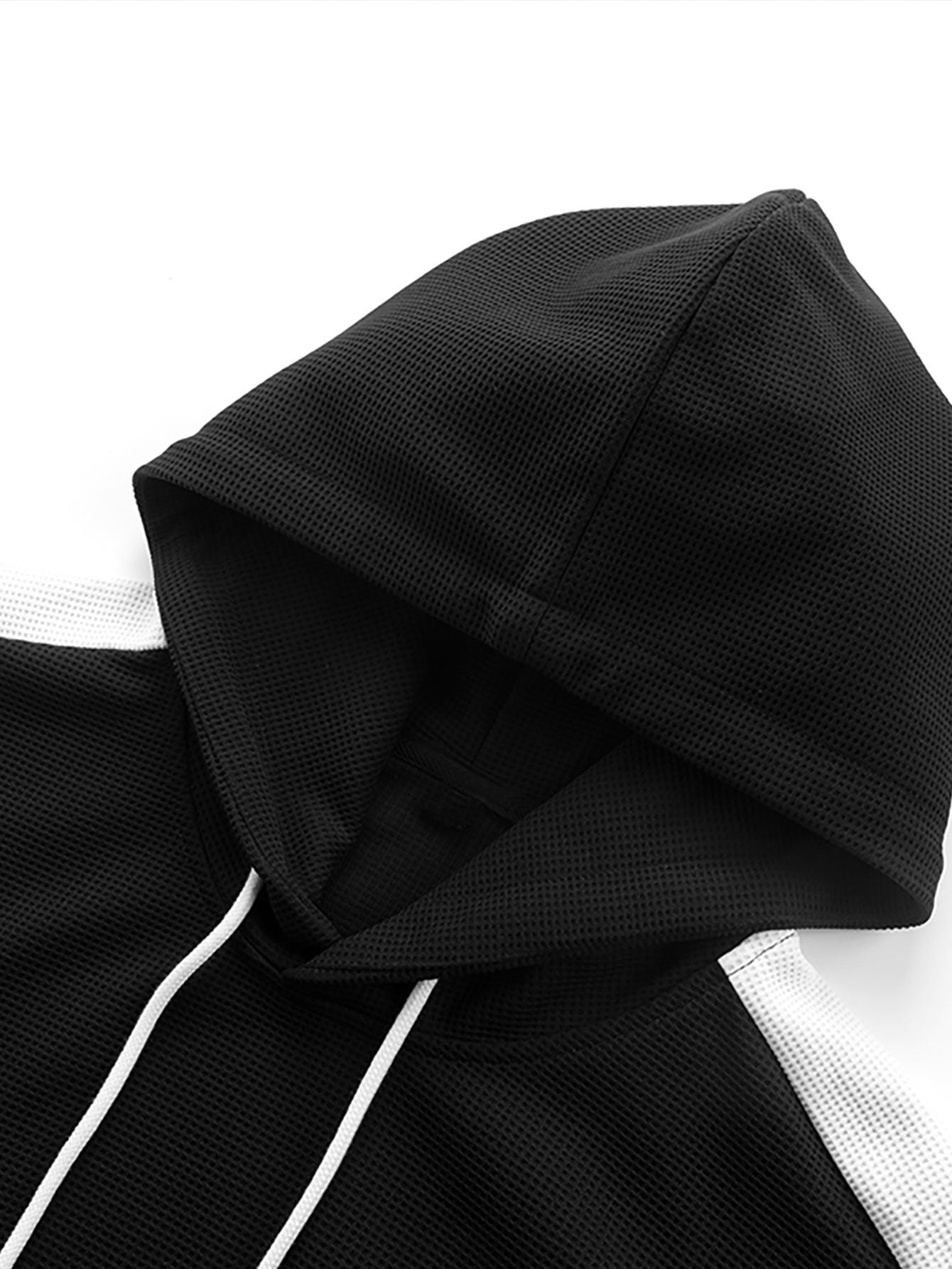 Remi | Color Block Waffle Hoodie