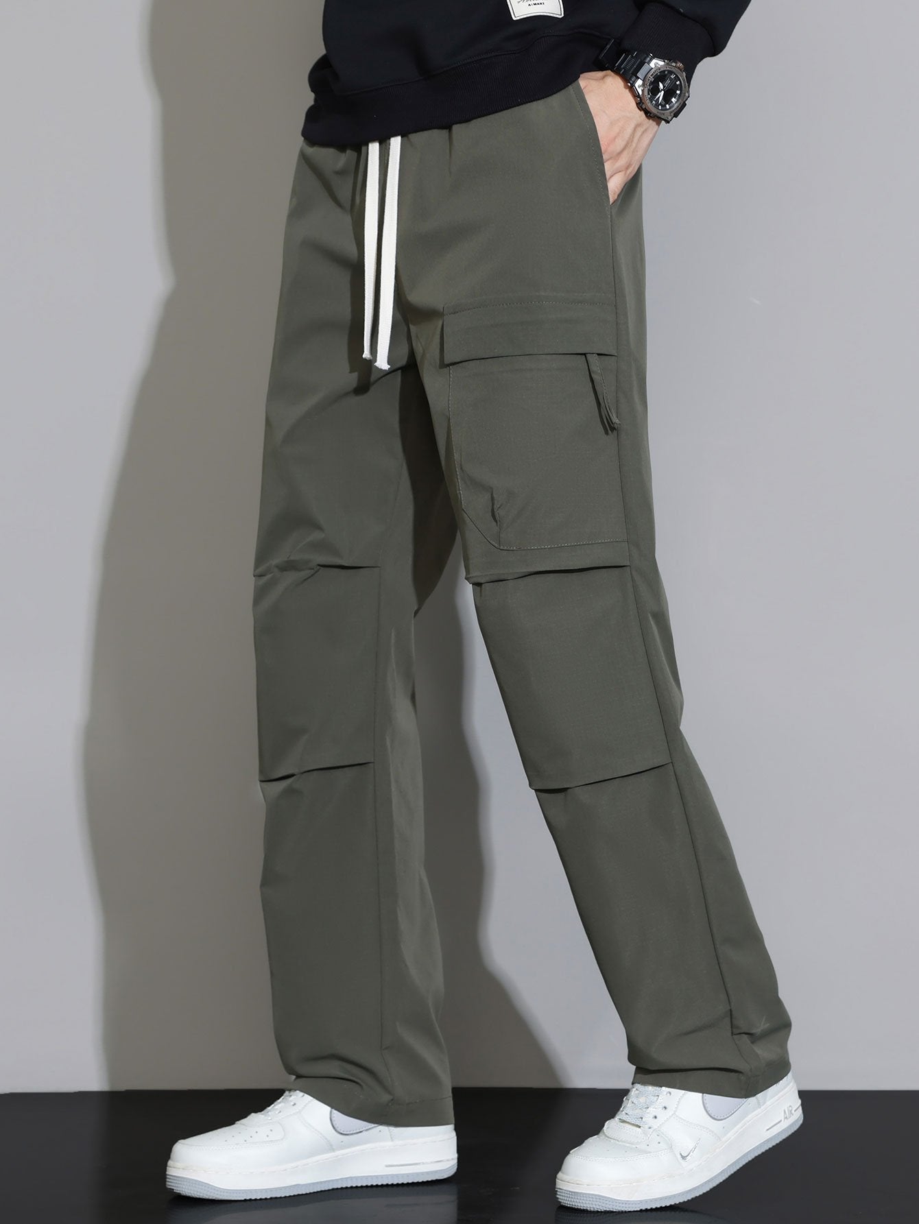 Ambrosio® | Straight Leg Drawstring Pants
