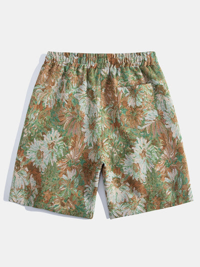 Armando® | Painted Floral Jacquard Shorts