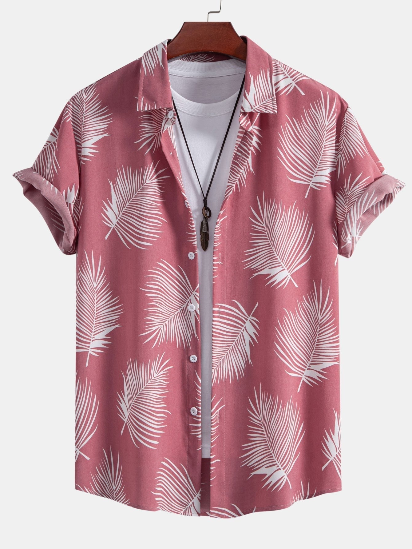 Armstrong® | Leaf Print Button Up Shirt