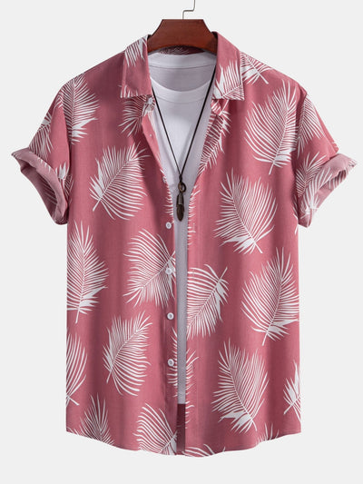 Armstrong® | Leaf Print Button Up Shirt