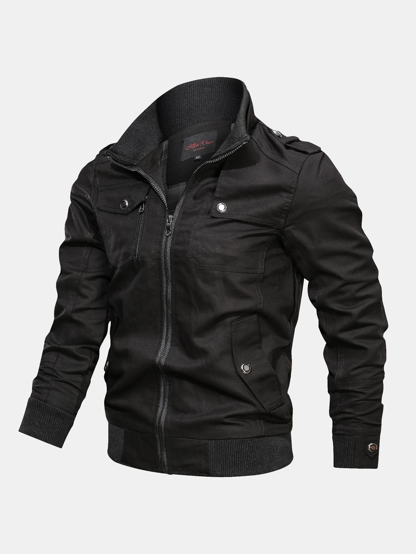 Luis | Chino Zip Up Jacket