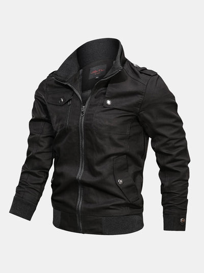 Luis | Chino Zip Up Jacket