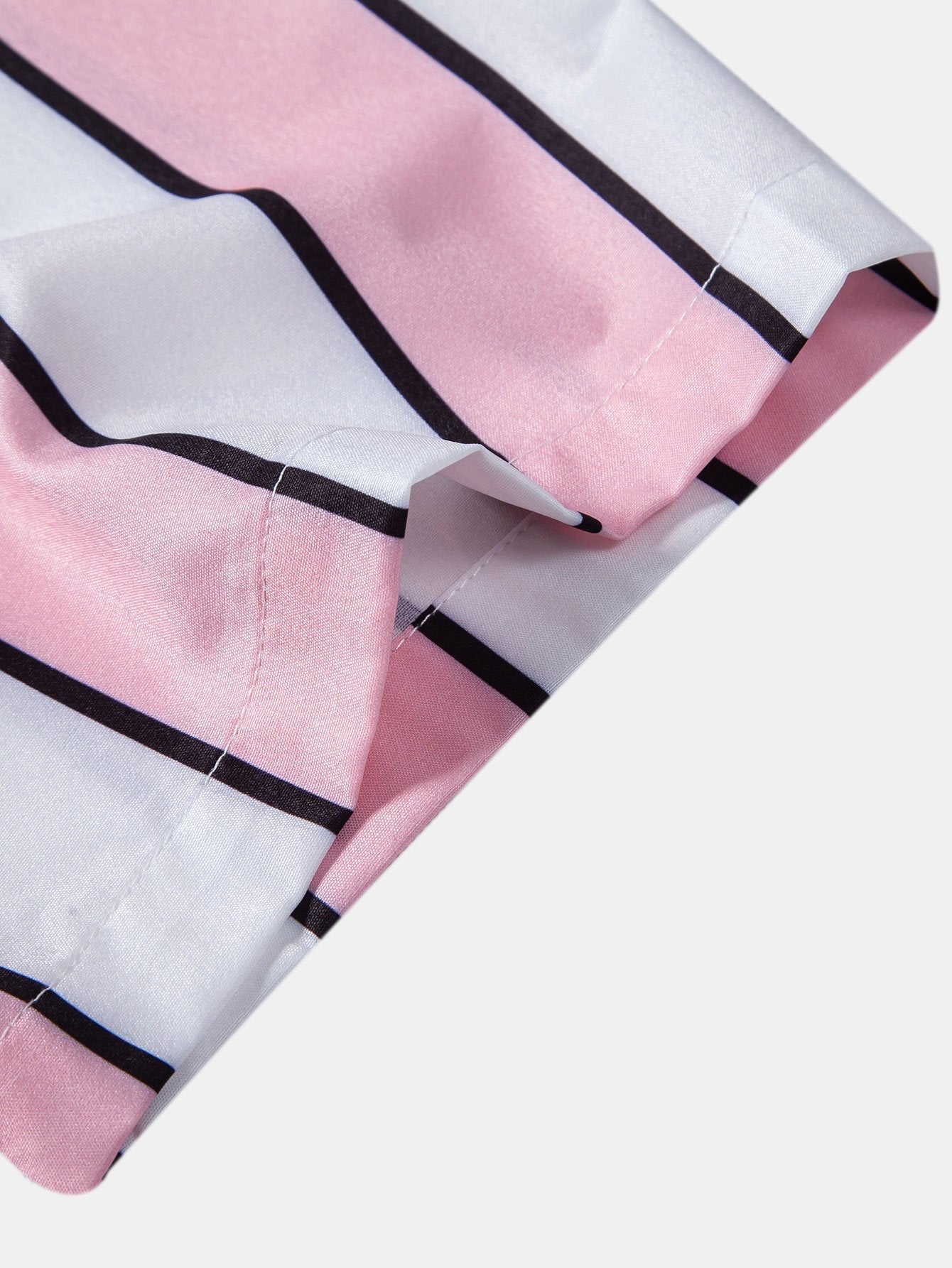 Anatoliy® | Stripe Print Button Up Shirt
