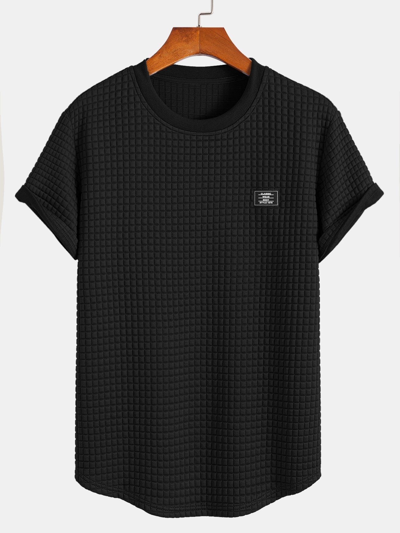 Dirk® | Short Sleeve Waffle Arc Hem T-Shirt