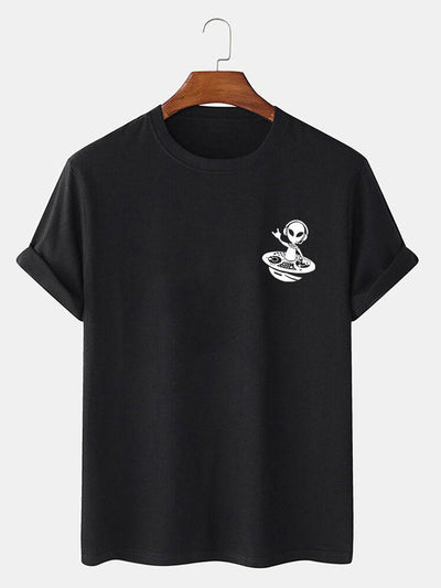 Aldegund® | Alien Print T-Shirt