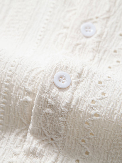 Arcadio® | Textured Button Up Shirt