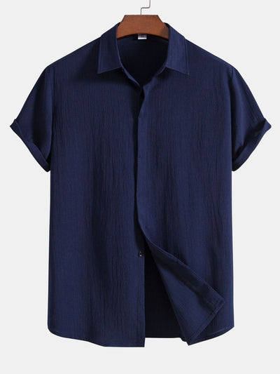 Aloys® | Wrinkled Concealed Fly Shirt
