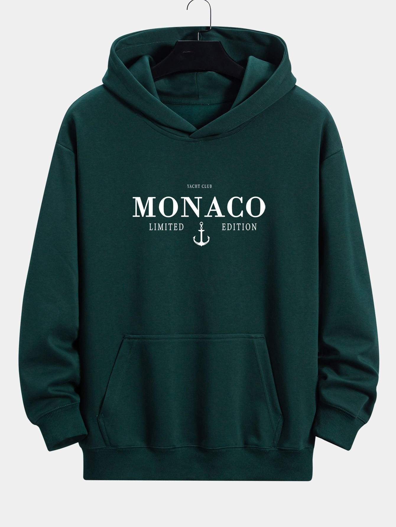 Keith | Monaco Slogan Print Relax Fit Hoodie