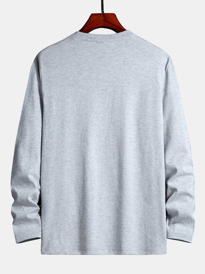 Adaniel® | 3 Pieces Basic Long Sleeve Cotton T-Shirt