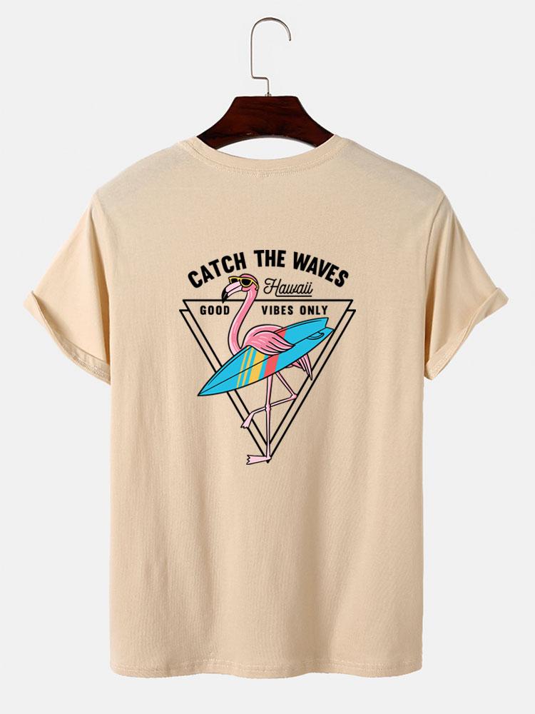 Herman® | Surf Flamingo Print T-Shirt