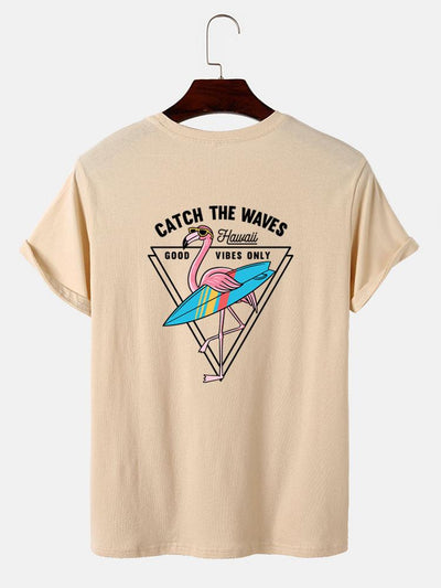 Herman® | Surf Flamingo Print T-Shirt