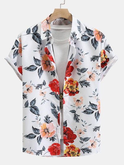 Anwill® | Floral Print Button Up Shirt