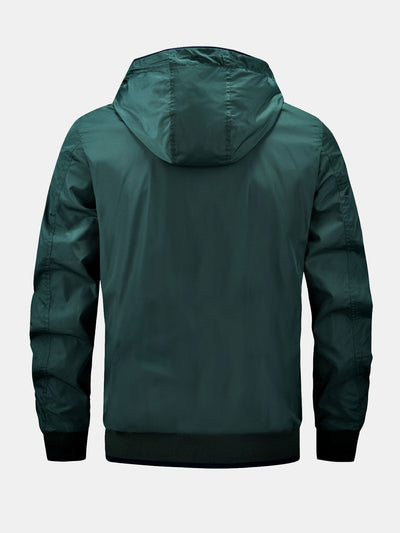 Theo | Contrast Detachable Hooded Jacket