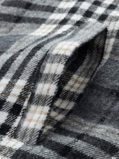 Forest | Teddy Fleece Lined Detachable Flannel Plaid Hooded Coat