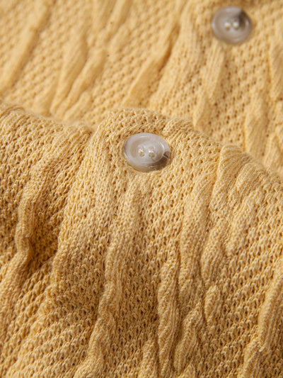 Akim® | Knitted Geometric Textured Cuban Shirt