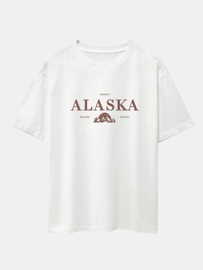 Enrique® | Slogan Print Drop Shoulder Oversize T-Shirt