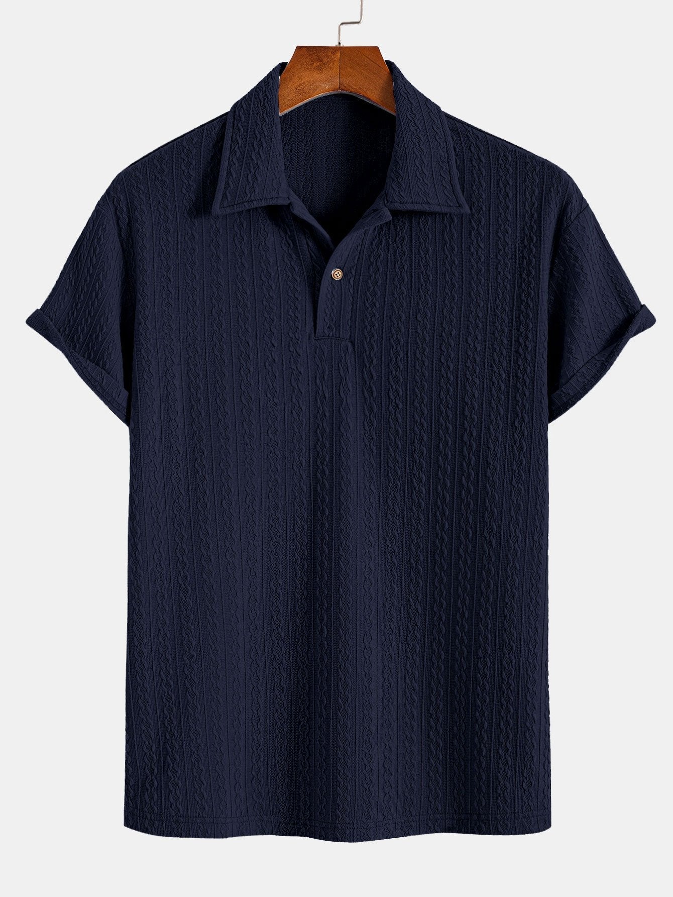 Ciro® | Textured Jacquard Polo