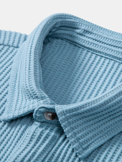 Zane® | Waffle Button Up Shirt