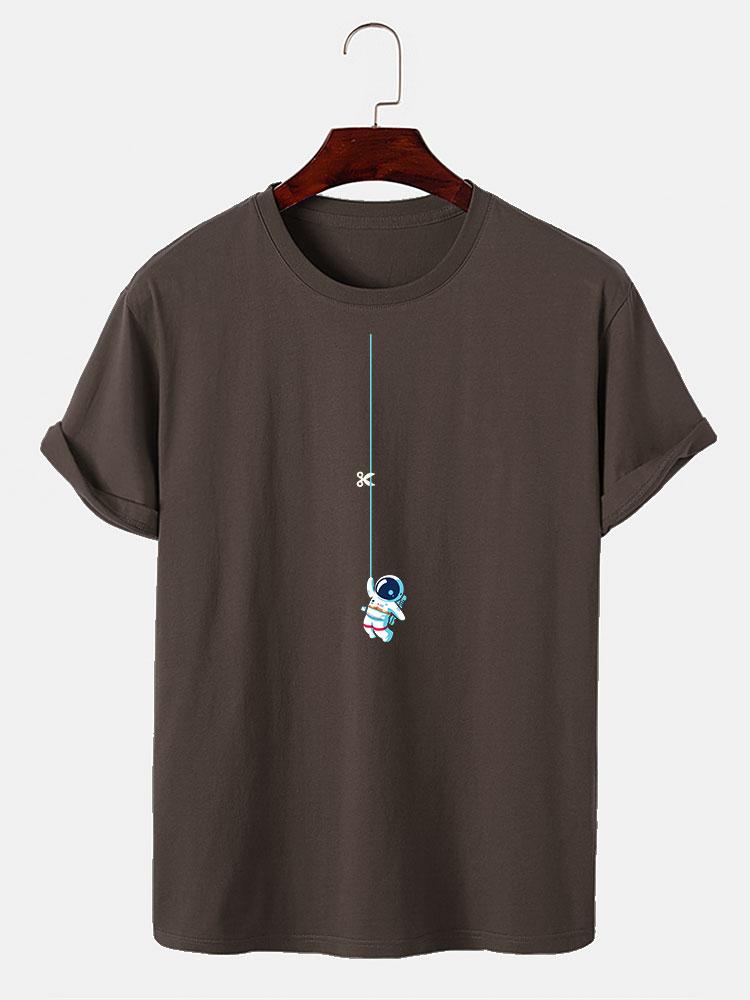 Lars® | Astronaut On A String Print T-Shirt