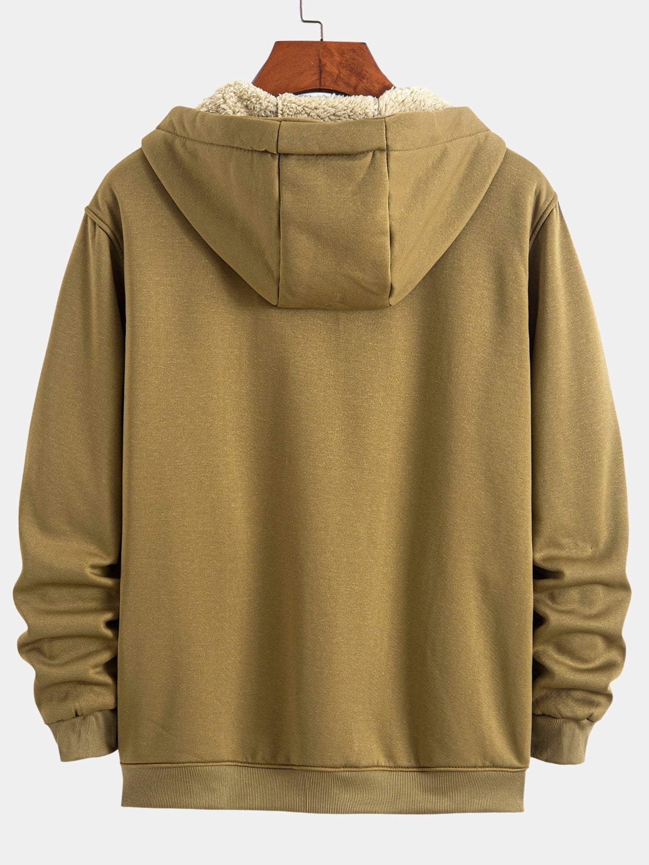 Zebulon | Teddy Lined Zip Up Hoodie