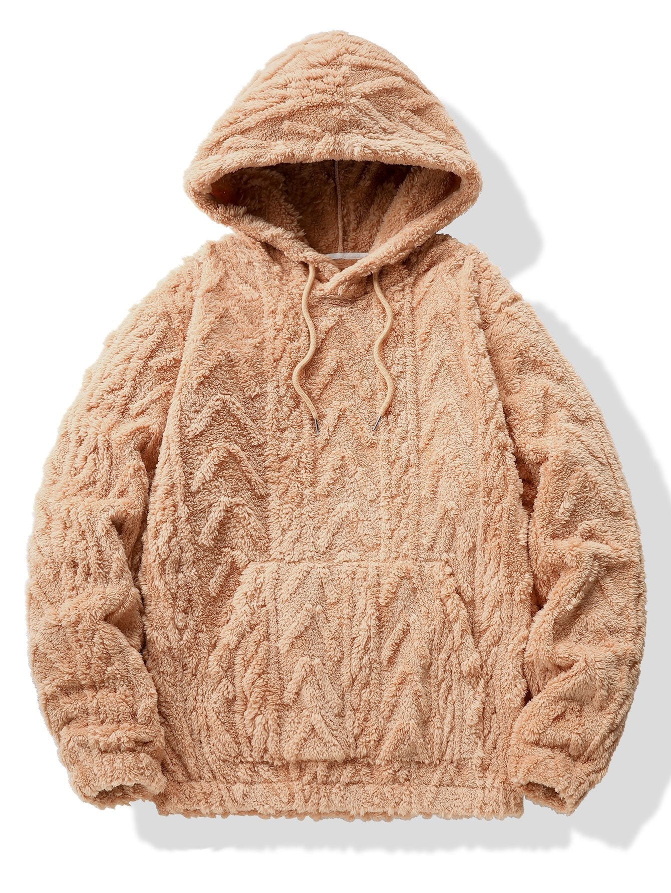 Newton | Geometric Jacquard Teddy Hoodie