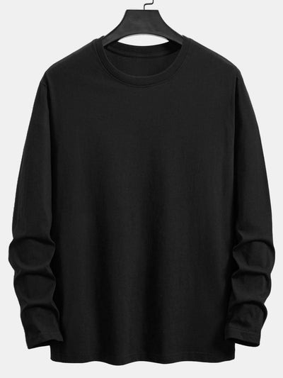 Addison® | 3 Pieces Basic Long Sleeve Cotton T-Shirts