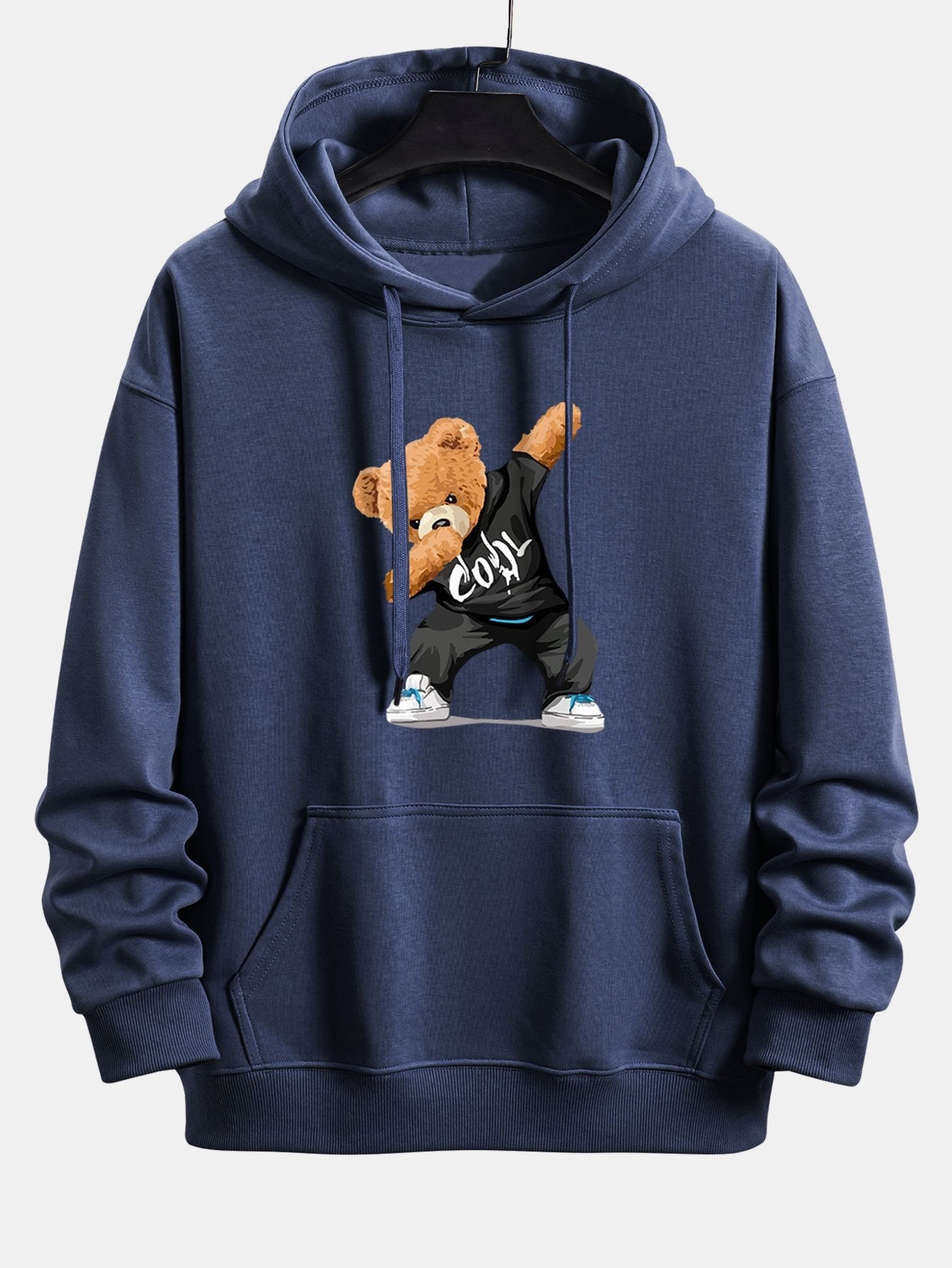 Colby | Cool Bear Print Relax Fit Hoodie