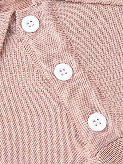 Ezra | Striped Short Sleeve Sweater Polo