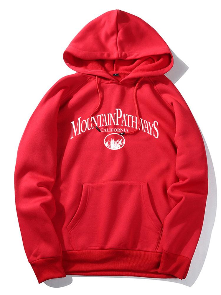 Trey | Mountain Pathways Print Hoodie