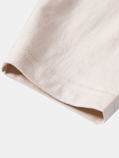 Adamo® | 3 Pieces Basic Long Sleeve Cotton Arc Hem T-Shirts