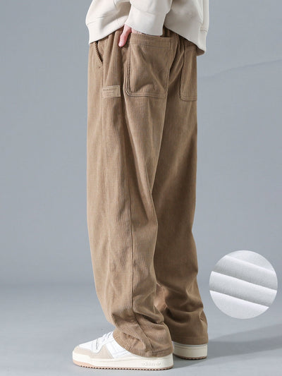 Galo® | Polar Fleece Lined Straight Leg Corduroy Pants