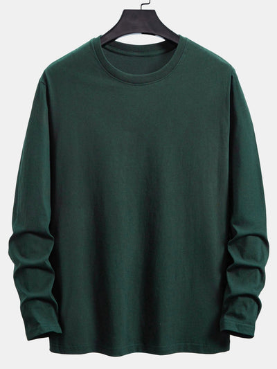 Addison® | 3 Pieces Basic Long Sleeve Cotton T-Shirts