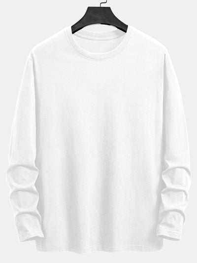 Addison® | 3 Pieces Basic Long Sleeve Cotton T-Shirts